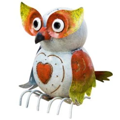 Kölle Eule, Weiss-rot-grün, 32 X 16 X 33 Cm, Handgefertigt, Langlebig -Lechij Verkaufe 0980305623 Koelle Eule weiss rot gruen 32x16x33cm1 64889