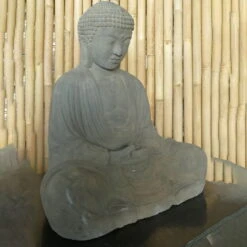 Buddha-Statue, Trockensteinguss, 53 X 40 X 65 Cm -Lechij Verkaufe 0980306821 buddha aus trockensteinguss 3 123370