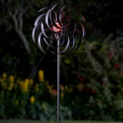 Solarwindrad Spiro, Integrierte Solarkugeln, 130 X 38 Cm -Lechij Verkaufe 0980403755 Solar Windrad Spiro3 64774