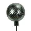 Gartenstecker Gals-Kugel, Grün-silber, Höhe Ca. 115 X Ø 19 Cm -Lechij Verkaufe 0980404422 Kugel a Stab gruen silber H19cm 115cm Stab Glas1 118967