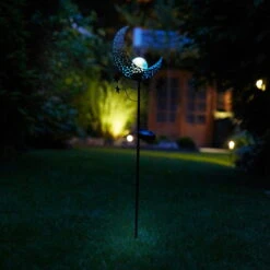 Solargartenstecker Mandala Moon, Blau, 17,5 X 6,0 X 85,0 Cm -Lechij Verkaufe 2950100555 Solar Gartenstecker Mandale Moon blau 9 90069