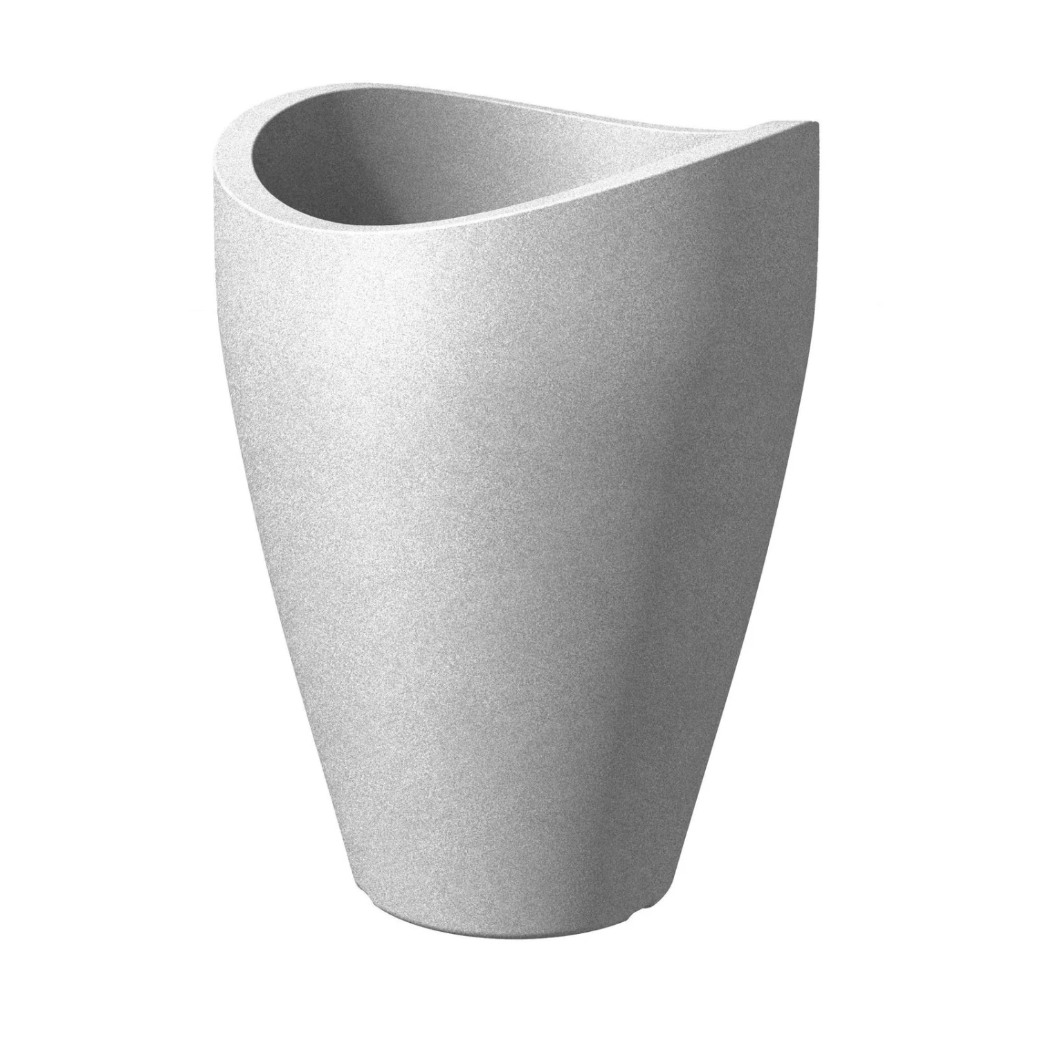 Pflanzgefäß Wave Globe High, Stony Grey, Kunststoff 3 Pflanzgefäß Wave Globe High, Stony Grey, Kunststoff