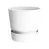 Elho Pflanzgefäß 'Greenville Round 25', Weiß, Ø 24,5 X H 23,1 Cm -Lechij Verkaufe 3210103649 3210103653 3210103657 3210103661 Pflanzgefaess Greenville round weiss Varianten 25 30 40 47 61895