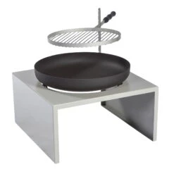 Feu Du Jardin Feuerschale "Moderne", Mit Grillfunktion, 21 Kg -Lechij Verkaufe 3920100722 Feuerschale Moderne Gartenfeuer mit Grillfunktion1 65404