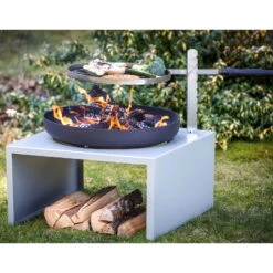 Feu Du Jardin Feuerschale "Moderne", Mit Grillfunktion, 21 Kg -Lechij Verkaufe 3920100722 Feuerschale Moderne Gartenfeuer mit Grillfunktion4 65400
