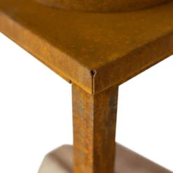 Edelstahl-Feuerstelle 'Fyro 80', Rost, 100 X 100 X 80 Cm -Lechij Verkaufe 3920100738 Feuerstelle Fyro 80 Rost Optik 2 125221