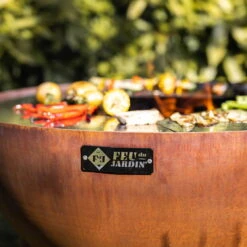 Edelstahl-Feuerstelle 'TRIA', Rost, 100 X 55 X 100 Cm -Lechij Verkaufe 3920100752 Feuerstelle TRIA rost 3 110904