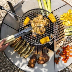 Edelstahl-Feuerstelle 'TRIA', Rost, 100 X 55 X 100 Cm -Lechij Verkaufe 3920100752 Feuerstelle TRIA rost ca100x55x100cm 3 125230