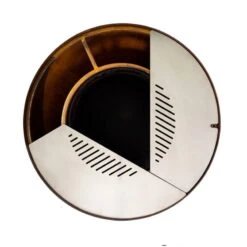 Edelstahl-Feuerstelle 'TRIA', Rost, 100 X 55 X 100 Cm -Lechij Verkaufe 3920100752 Feuerstelle TRIA rost ca100x55x100cm 5 125228