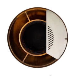 Edelstahl-Feuerstelle 'TRIA', Rost, 100 X 55 X 100 Cm -Lechij Verkaufe 3920100752 Feuerstelle TRIA rost ca100x55x100cm 7 125234