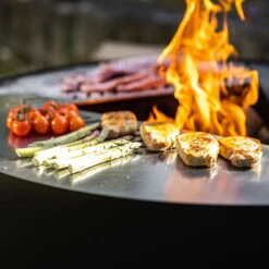 Edelstahl-Feuerstelle 'TRIA', Schwarz, 100 X 55 X 100 Cm -Lechij Verkaufe 3920100753 Feuerstelle TRIA schwarz 4 110908