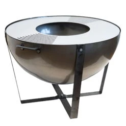 Feuerschale 'Dakota', Rostfarben, Ca. 60 X Ø 80 Cm -Lechij Verkaufe 3920100762 Feuerstelle Dakota ca 80cm rund 1 118577