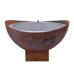 Feuerstelle 'Wave', Rost, Edelstahl, Ca. 100 X 55 X 100 Cm -Lechij Verkaufe 3920100768 Feuerstelle WAVE rost ca100x55x100cm 1 119657