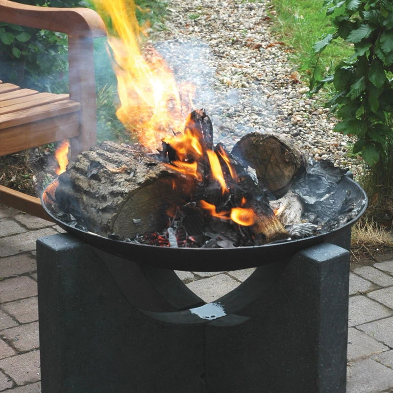 Feuerschale Mit Granito-Fuß Ø Ca. 59 Cm 4 Feuerschale Mit Granito-Fuß Ø Ca. 59 Cm – Bild 2