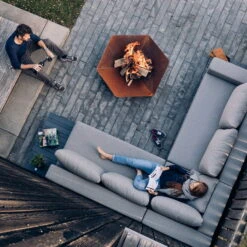 Höfats TRIPLE 90 Feuerschale In Schwarz, Maße 90 X 78 X 24 Cm -Lechij Verkaufe 3920150074 TRIPLE 90 Feuerschale 90x78x24cm 2 57576