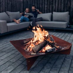 Höfats TRIPLE 90 Feuerschale In Schwarz, Maße 90 X 78 X 24 Cm -Lechij Verkaufe 3920150074 TRIPLE 90 Feuerschale 90x78x24cm 5 57573